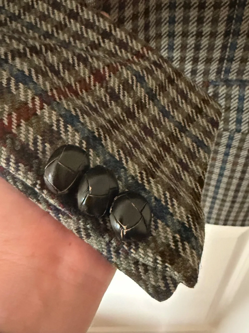 Atelier Torino Blazer 42R Wool Sport Coat Scottish Tweed Plaid Arthur Bell 2 Btn